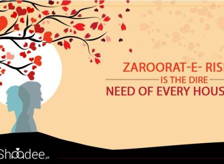 Zaroorat-e- Rishta is the dire need of every household